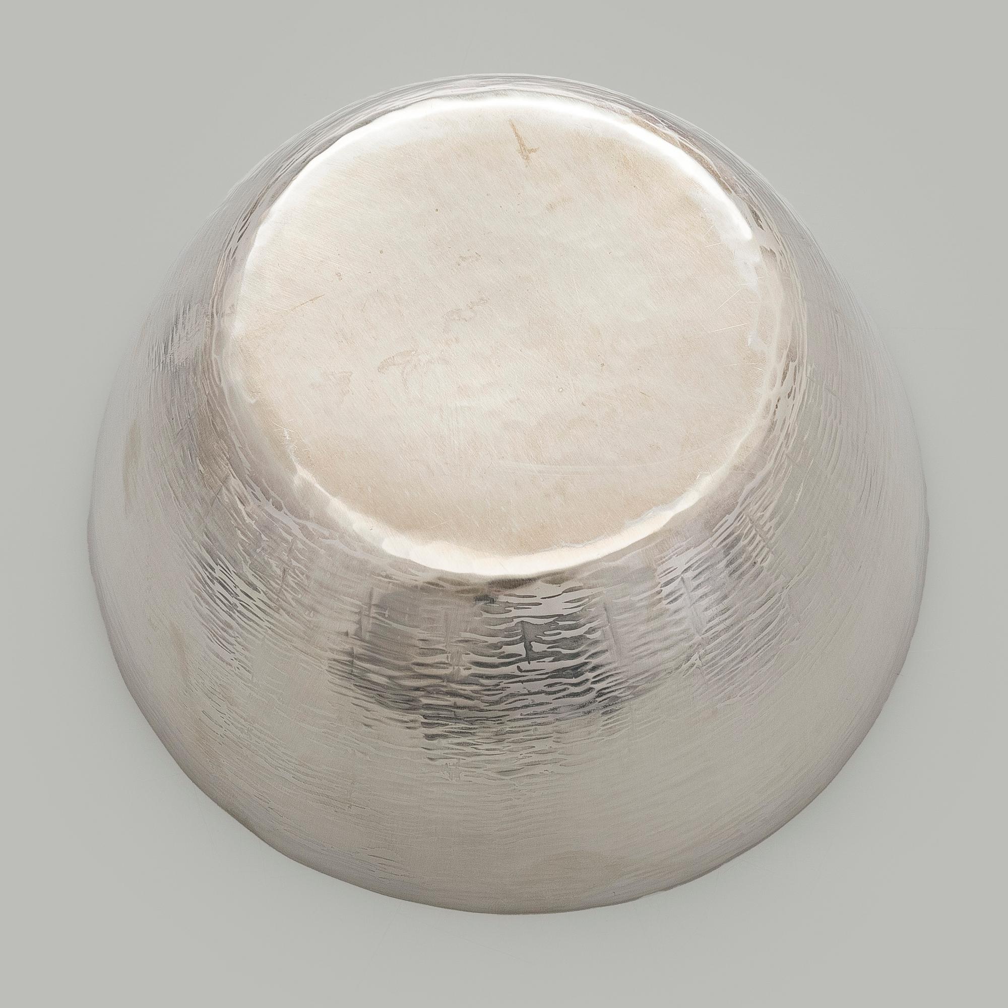 Tapio Wirkkala, skål, silver, Kultakeskus Tavastehus 1978.