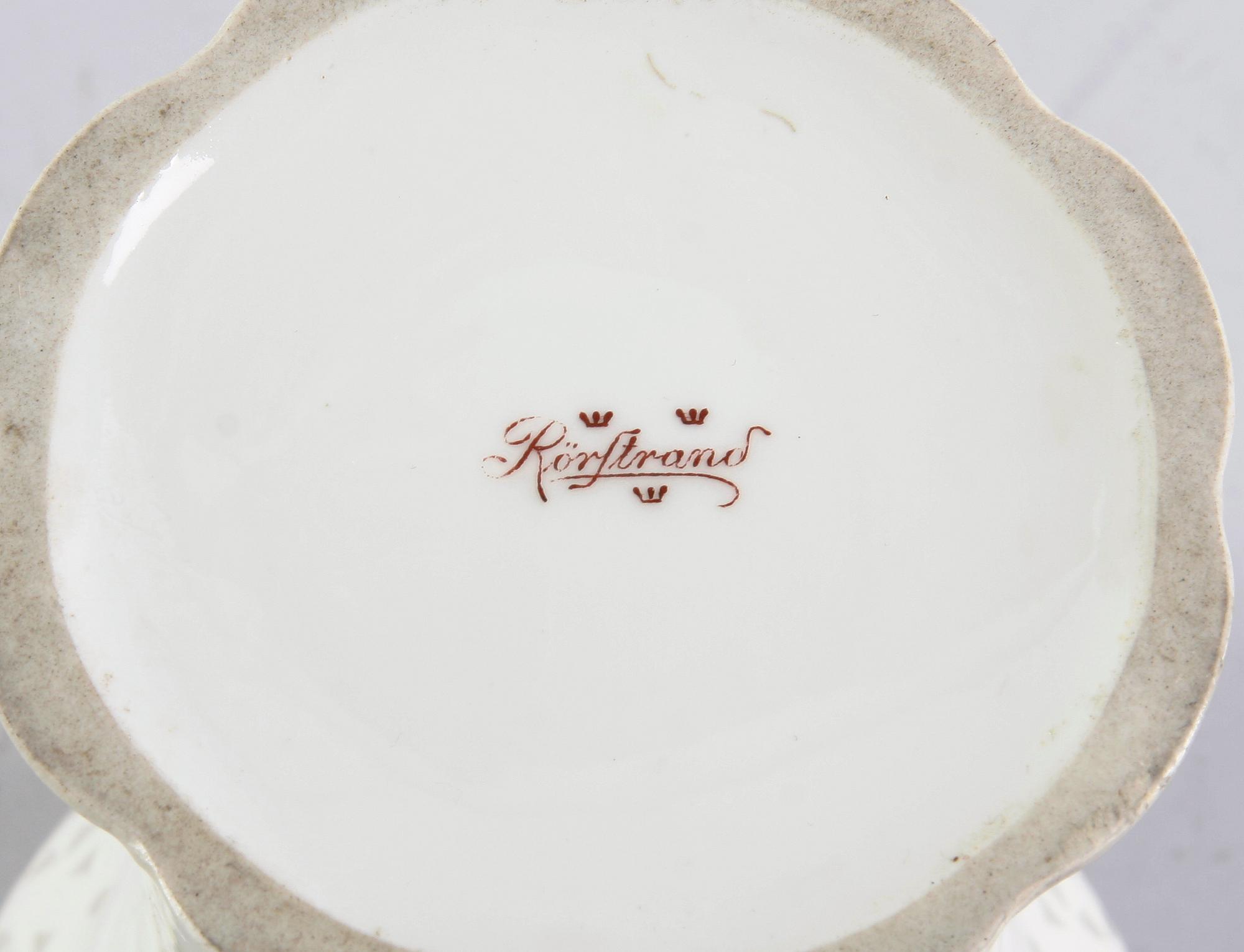 VAS, porslin, Rörstrand, tidigt 1900-tal.