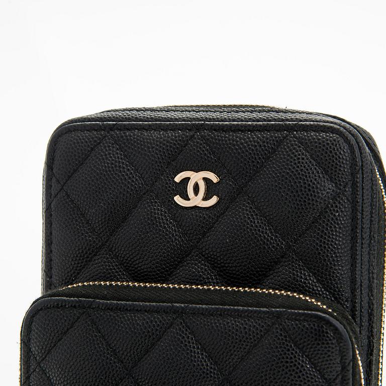 Chanel, A 'O-porte tel a chaine' bag, 2020.