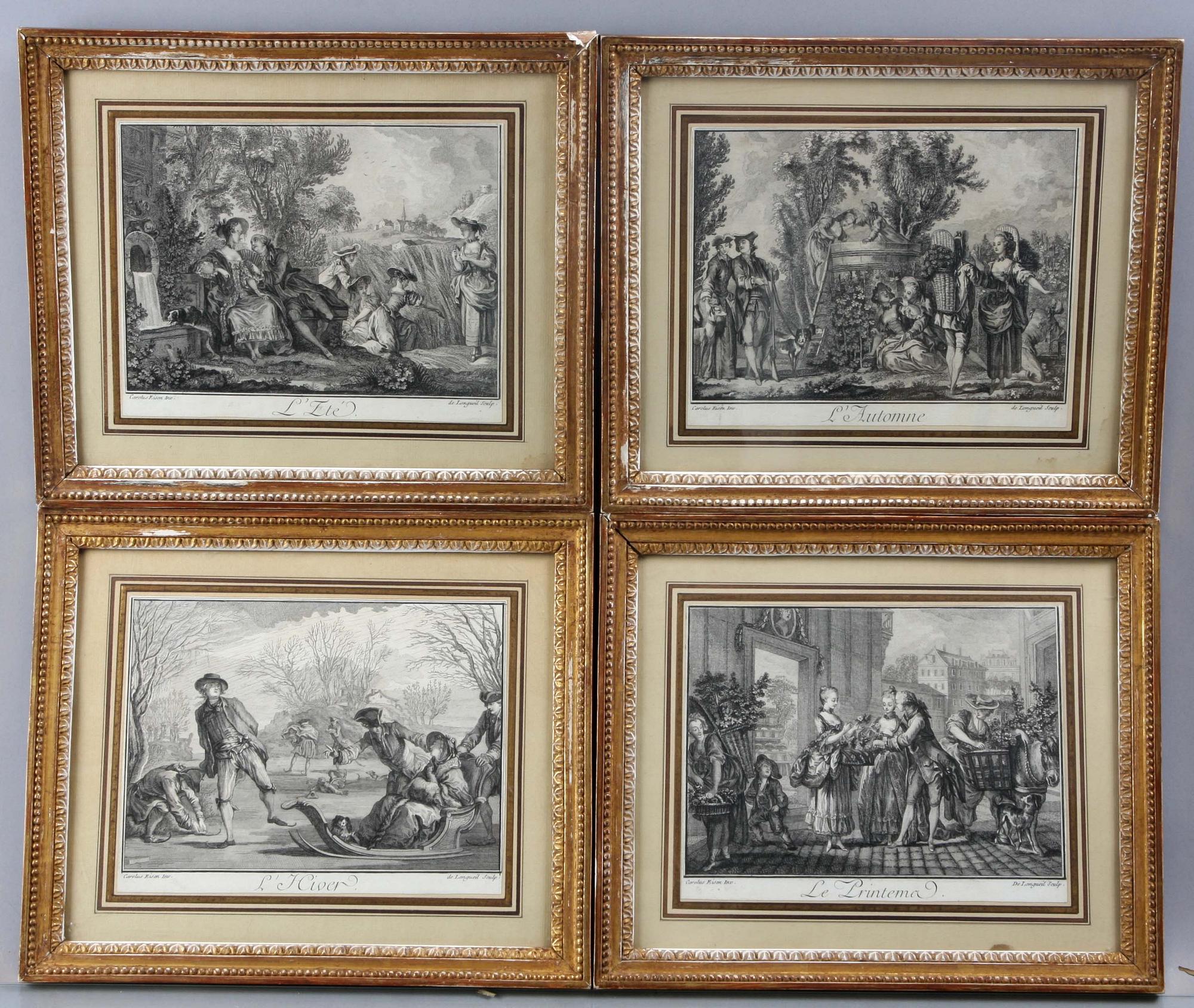 GRAVYRER, 4 st. efter de Longueil.