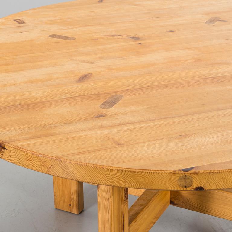 A dinner table, pinewood, Roland Wilhelmsson, Karl Andersson, 1960s,