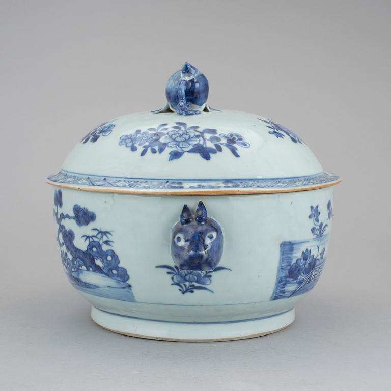 TERRIN, kompaniporslin, Kina, Qingdynastin, Qianlong (1736-95).
