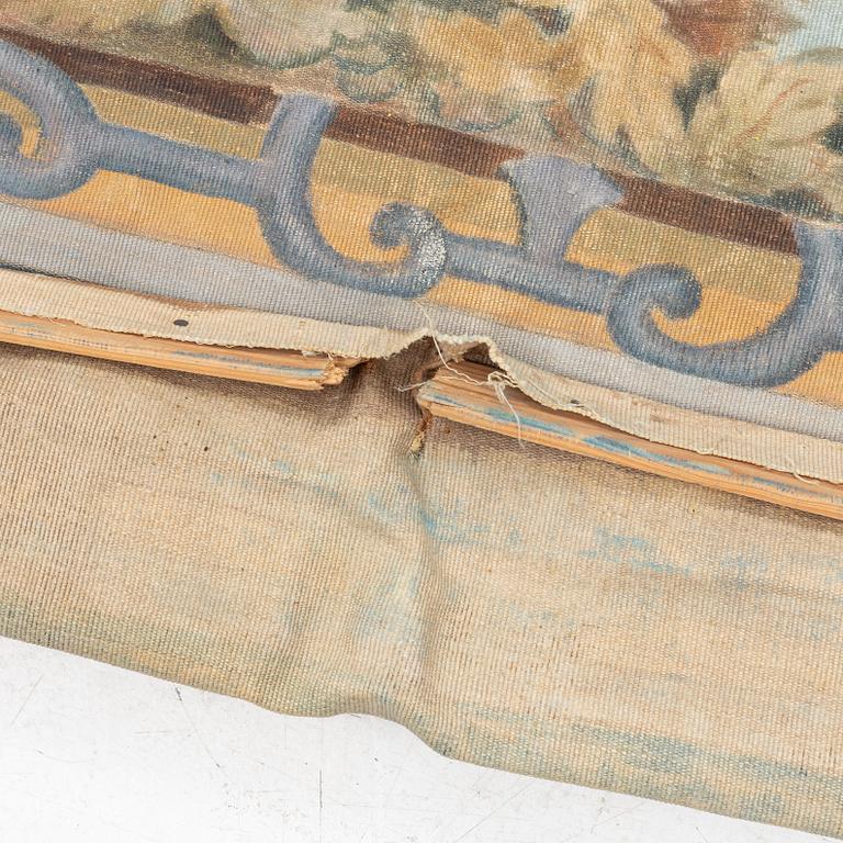 Wall mounted Painting, Samson and the Lion, approx. 251 x 220 cm.