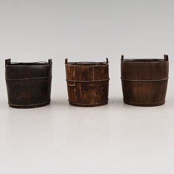 VATTENSPANNAR, 3 st, ostindiska.