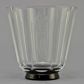 VAS, glas, Vicke Lindstrand, Orrefors, 1900-tal.