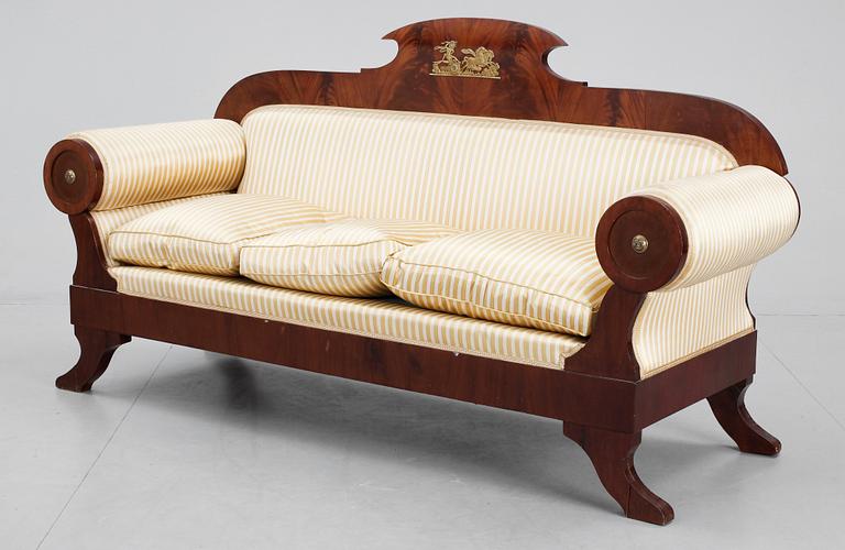 SOFFA, empire, 1800-talets första hälft.
