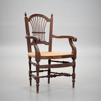 KARMSTOL, troligen Frankrike 1800-tal.