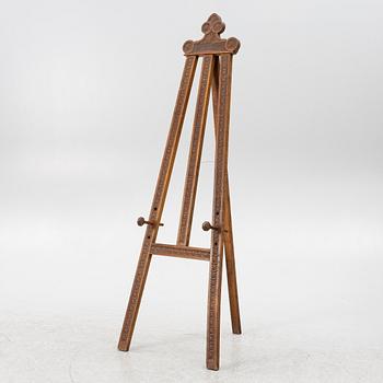 An easel, circa 1900.
