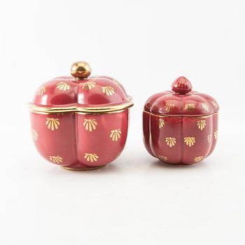 Arthur Percy, 30 pieces, "Rubin", Gefle, mid-20th century.