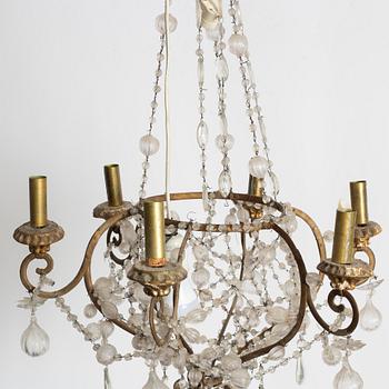 A chandelier, second half of the 20th century.