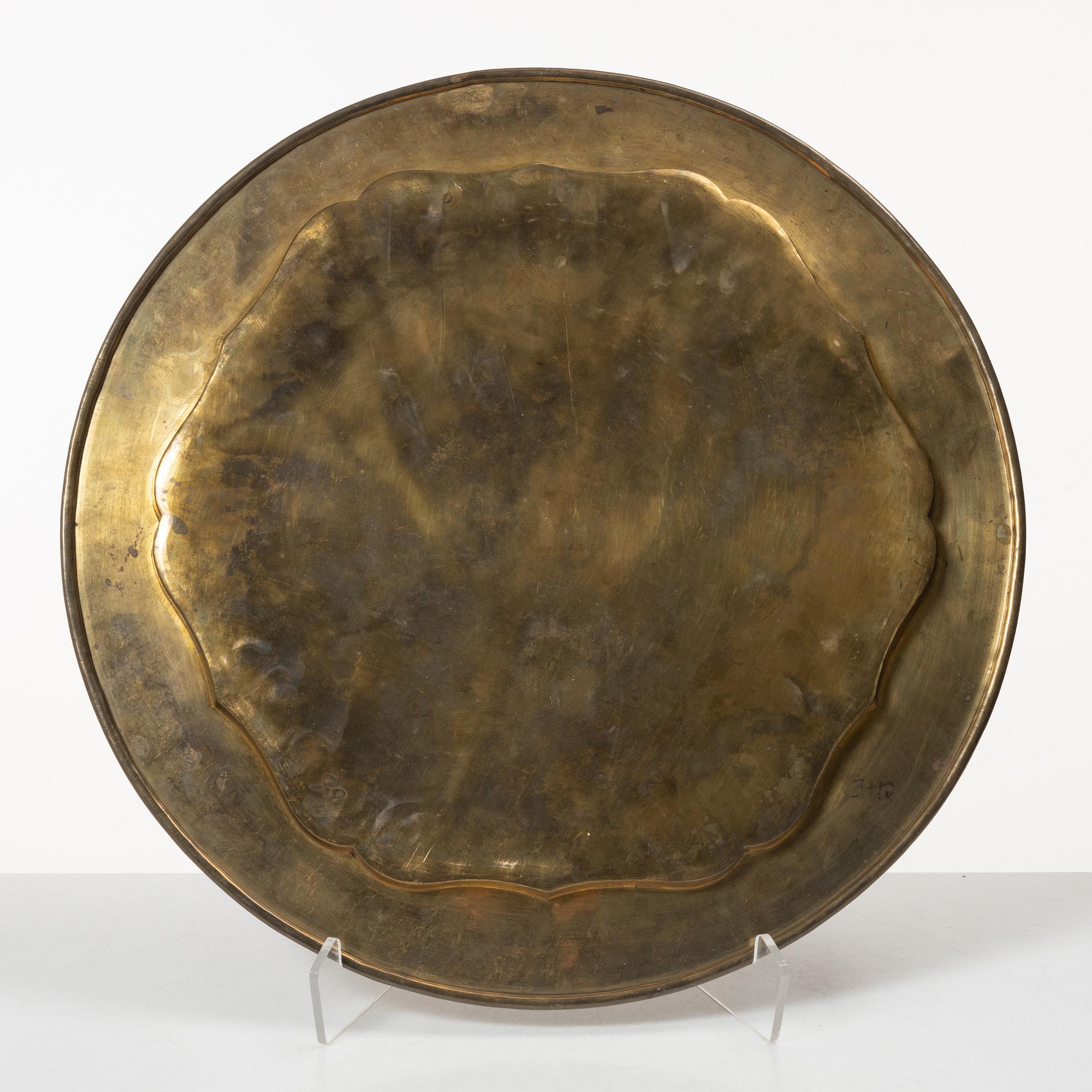 Fat, silver and enamelled copper, Kashmir, north India, circa 1900.