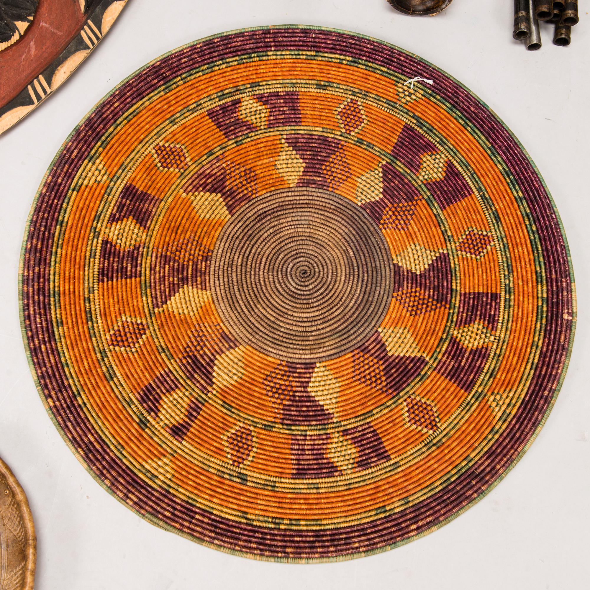 A set of 1960s African weapons.