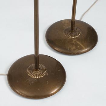 Nordiska Kompaniet, golvlampor, ett par, Swedish Grace, 1930-tal.