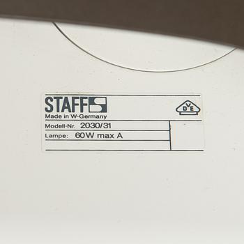 Seinävalaisimia, 4 kpl, malli 2030, Staff Leuchten Saksa 1968.