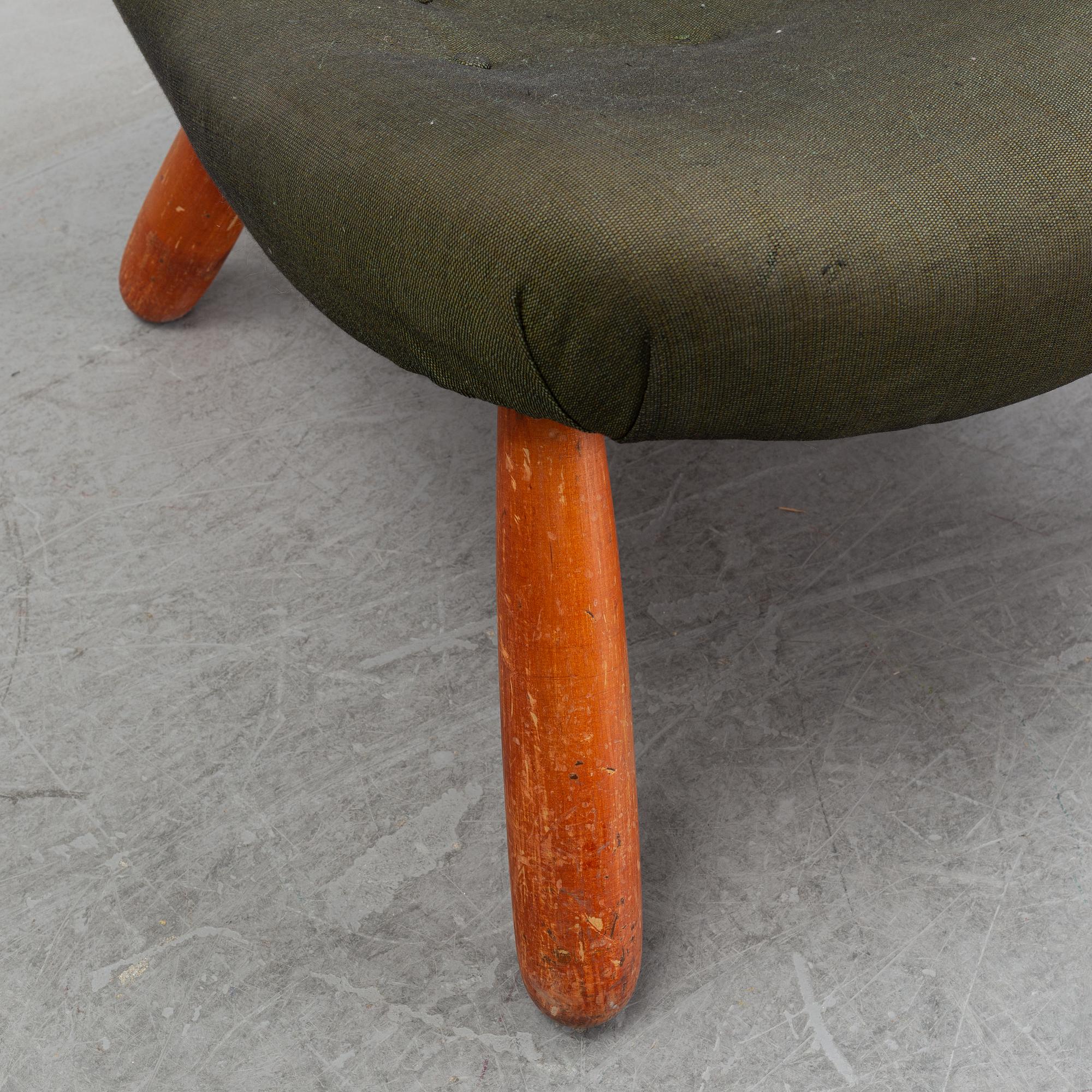 A Swedish Modern 'Clam Chair'/ 'Muslingestol', 1940's-50's.
