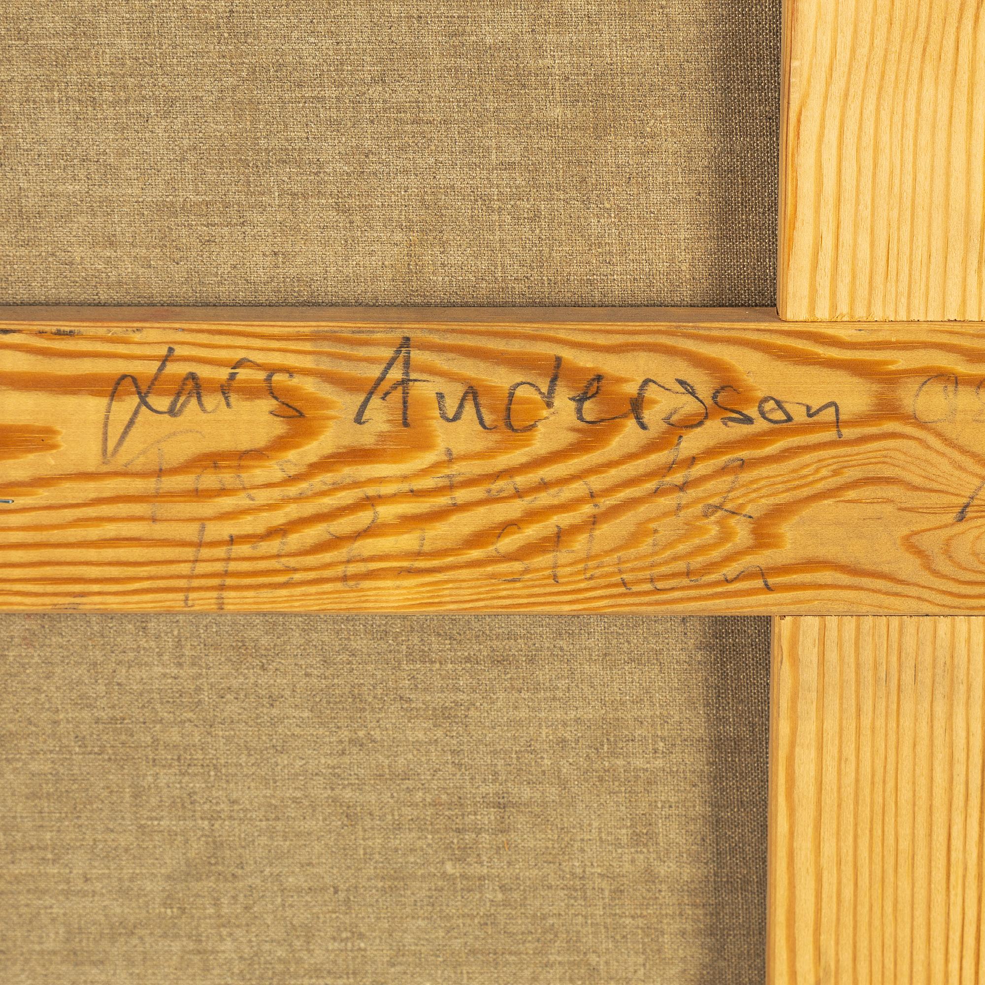 Lars Andersson, oil on canvas, signed and dated -95 verso.
