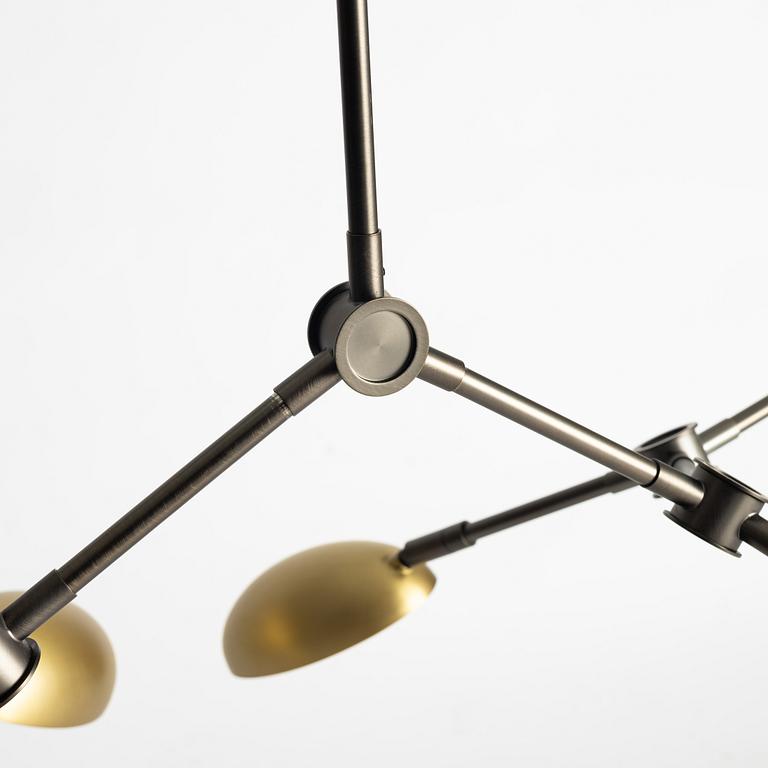 Kristian Sofus Hansen & Tommy Hydahl, taklampa, "Drop Chandelier", 101 Copenhagen, Danmark.