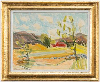 Elvine Osterman, "Landskap, Tjörn".