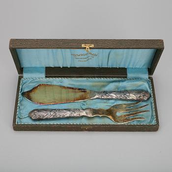KAKSPADE OCH KNIV, silver 813, Kultakeskus, Tavastehus 1956.