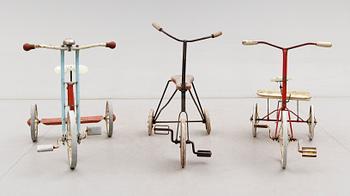 TREHJULINGAR, 3 st, 1900-talets första hälft.