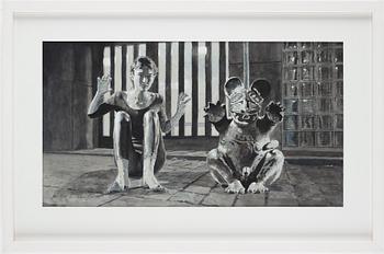 Per-Ivar Lindekrantz, watercolour and pencil, signed.