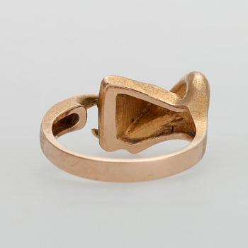 Björn Weckström, RING, 14K guld, "Siviang" zoisit, Lapponia 1975.