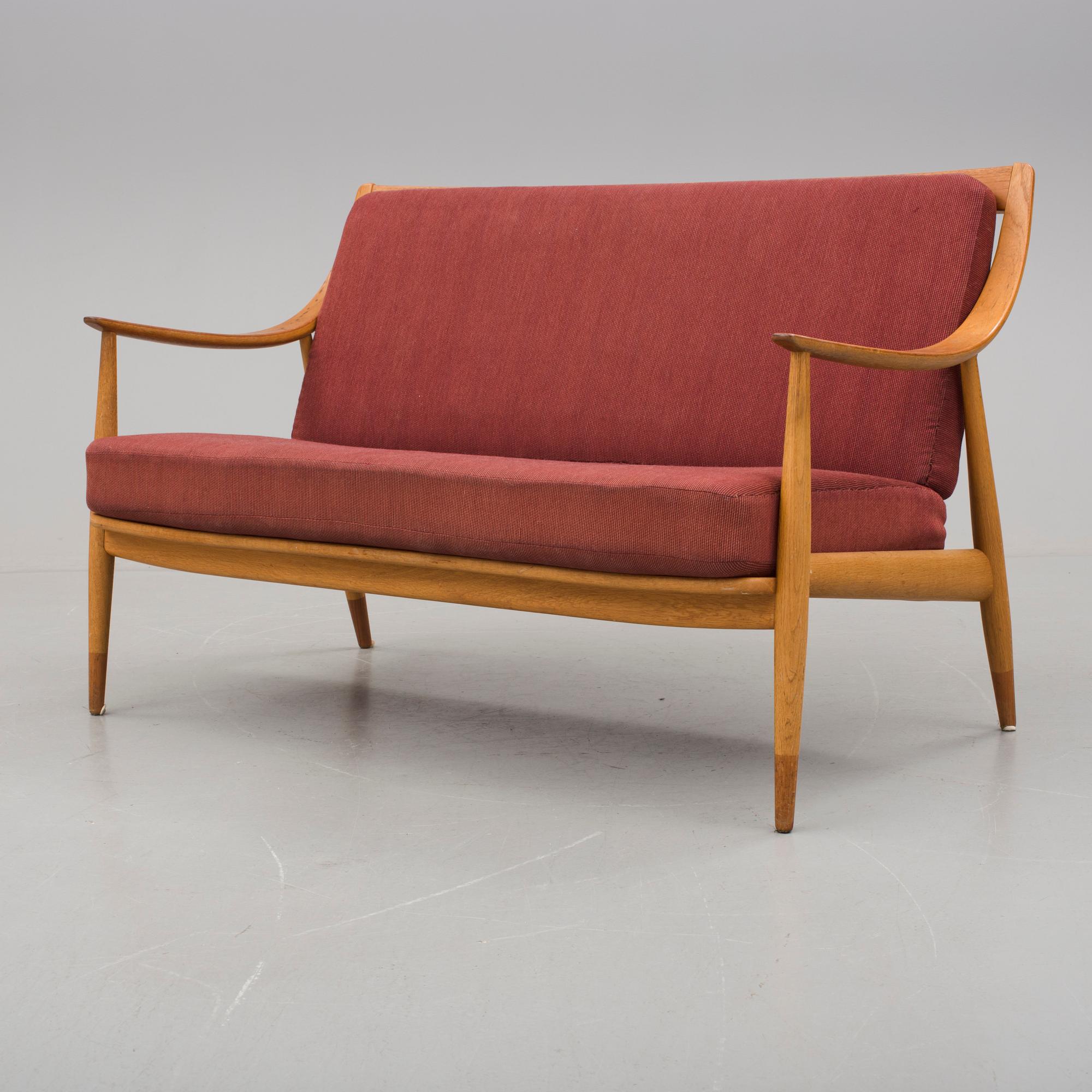 SOFFA, Peter Hvidt & Orla Mölgaard Nielsen för France & Daverkosen, Danmark, 1900-talets andra hälft.