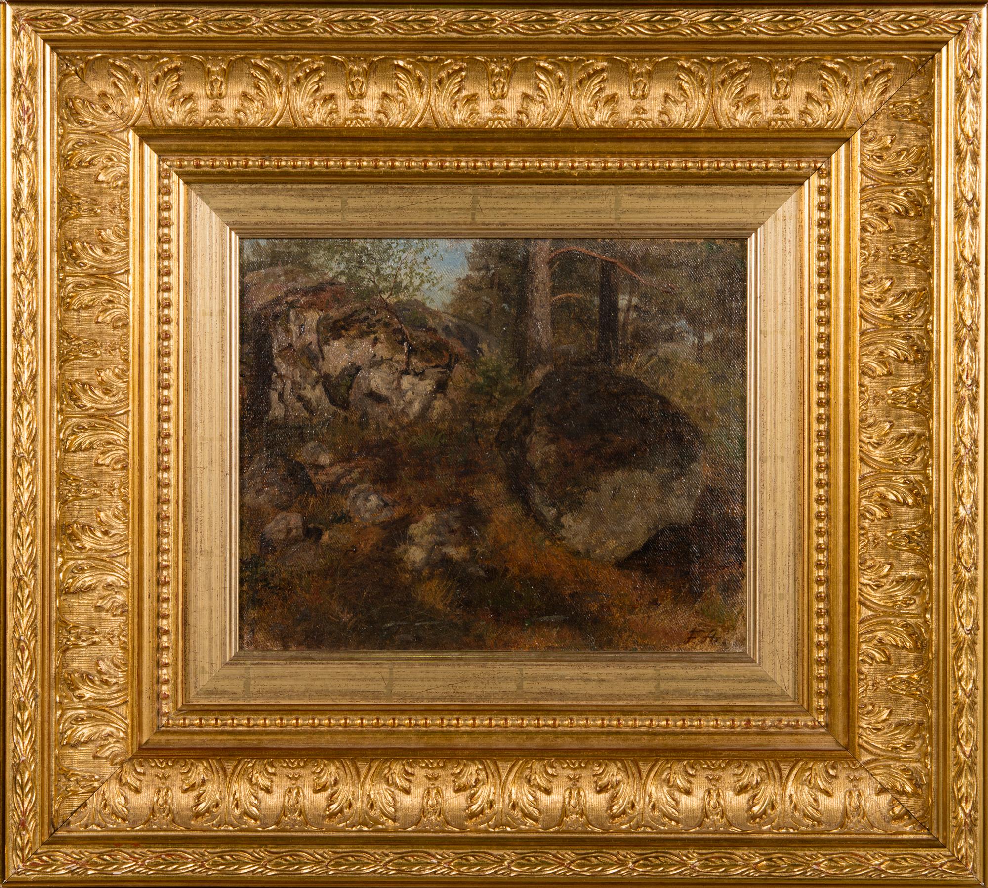 FREDRIK AHLSTEDT, oil on canvas laid on board, signed.