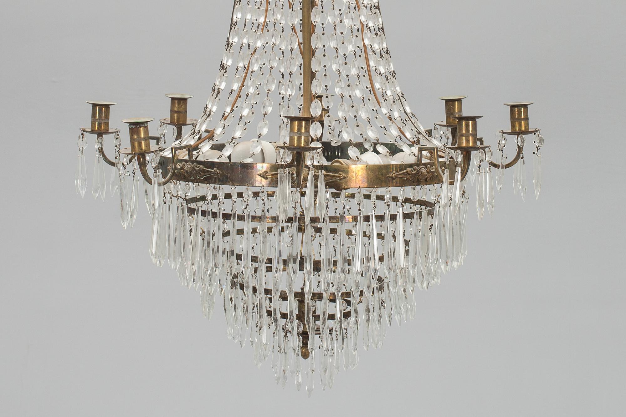 LJUSKRONA, gustaviansk stil, 1900-tal.