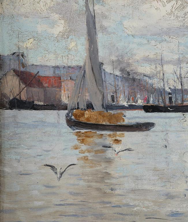 Axel Lindman, "Skeppsbron" (Stockholm).