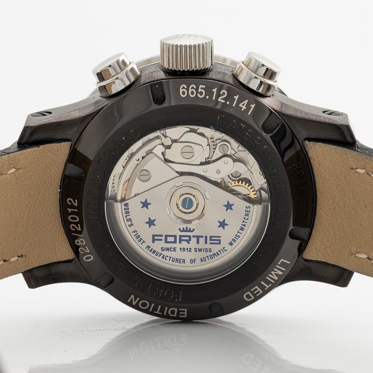 Fortis, B-42 Stratoliner, "Limited Edition", chronograph, wristwatch, 43.5 mm.