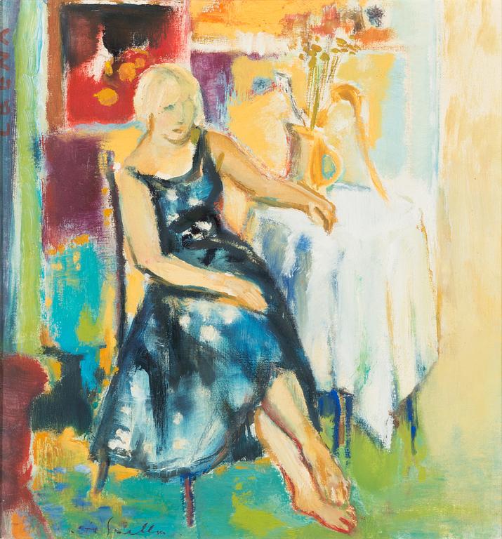 Anita Snellman, öljy kankaalle, signeerattu.
