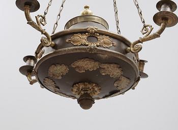 TAKAMPEL, empirestil, 1800-talets andra hälft. Höjd ca 60 cm.