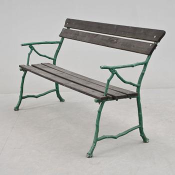 TRÄDGÅRDSSOFFA, gjutjärn, 1900-tal.