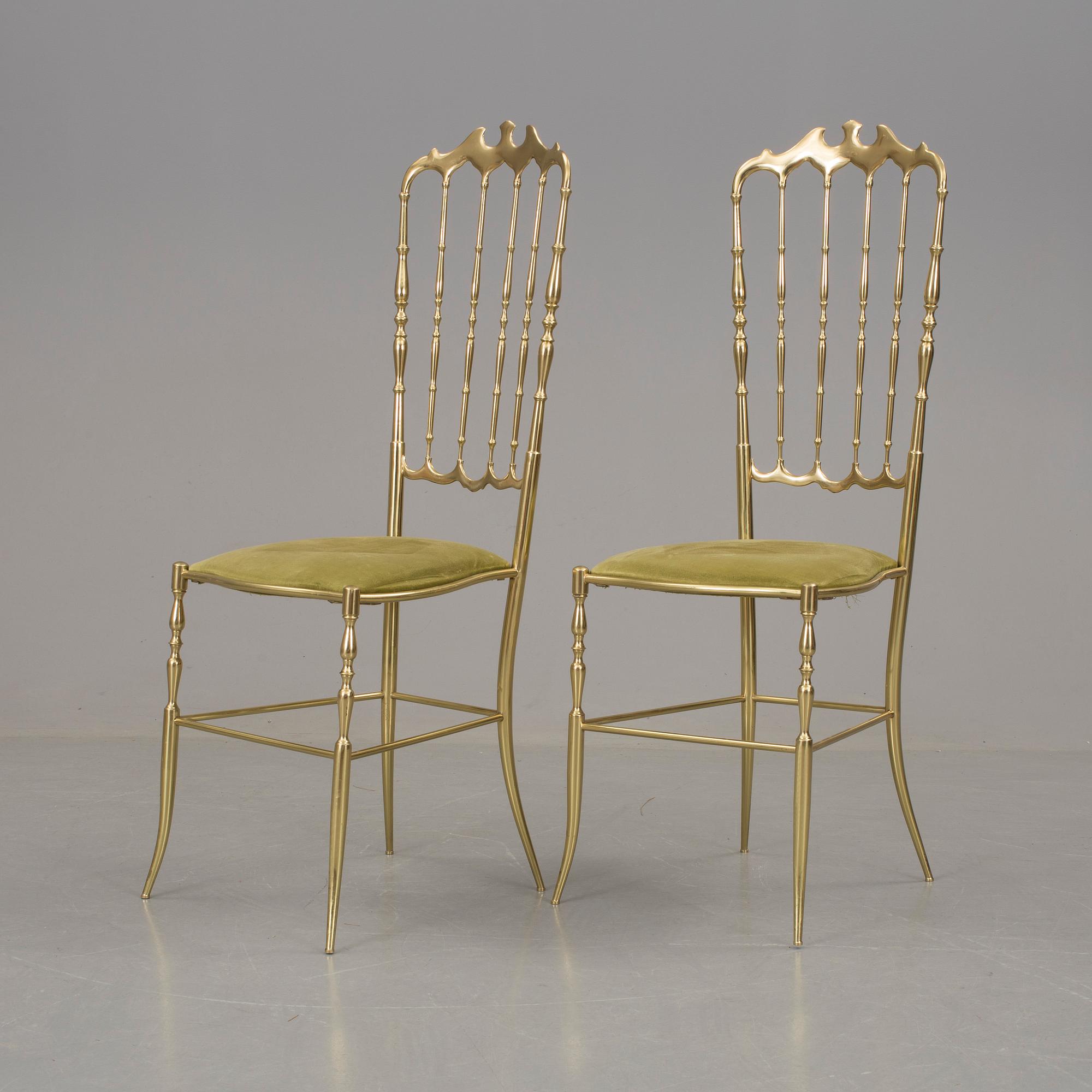 STOLAR, ett par, Chiavari, 1900-tal.