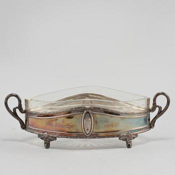 JARDINIERE, silver, 1920-talet. Vikt 207 g.