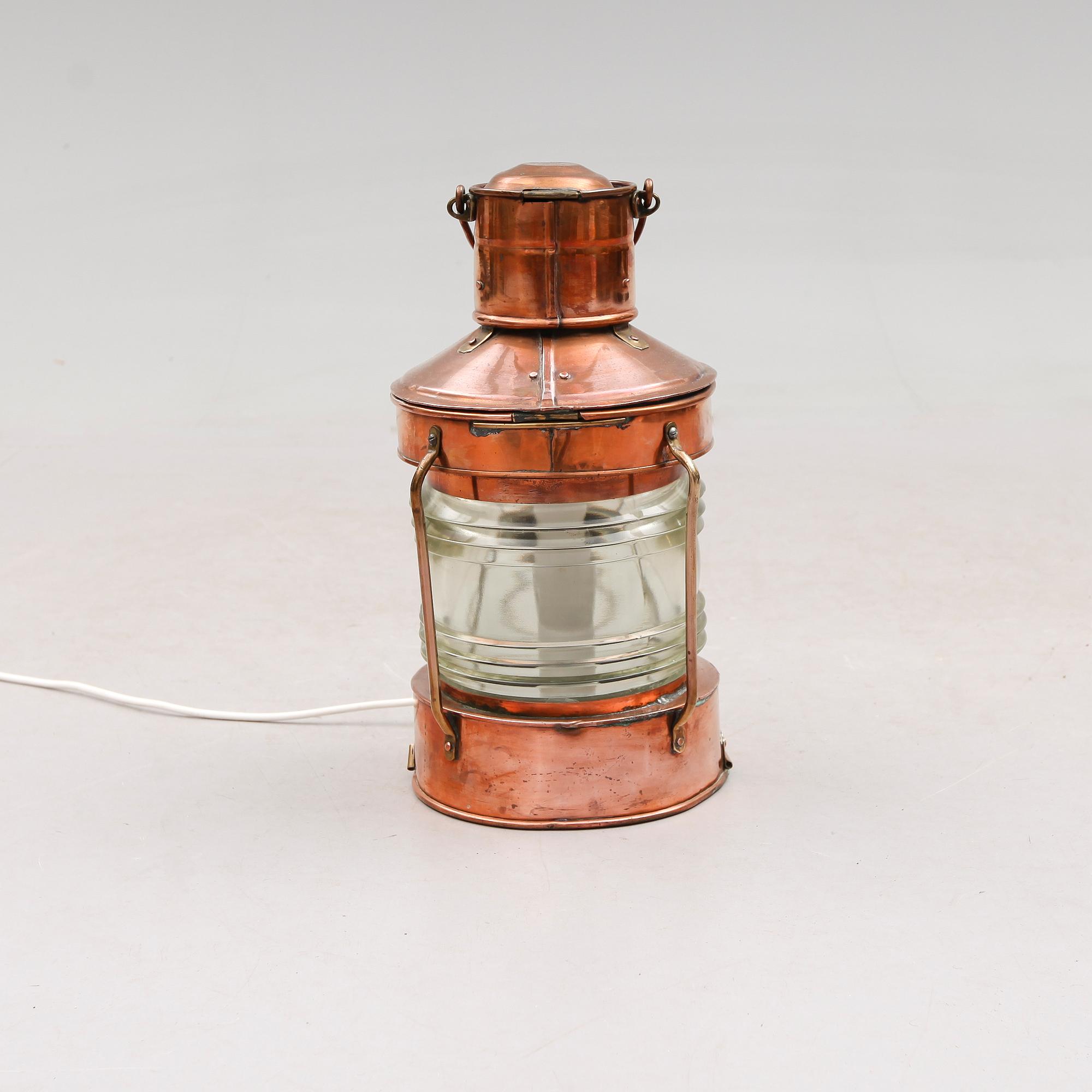LANTERNA, koppar, märkt 42469, 1900-talets första hälft.