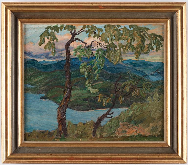 Helmer Osslund, "Sommardag (Häggviken)" [Summer day].