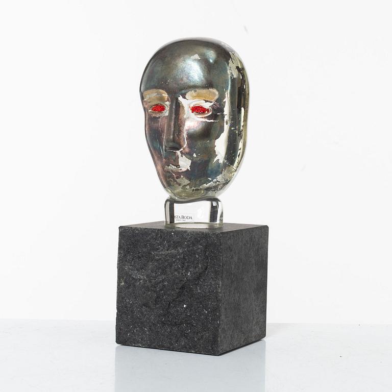 Bertil Vallien, skulptur, glas, "Brains", Kosta Boda.