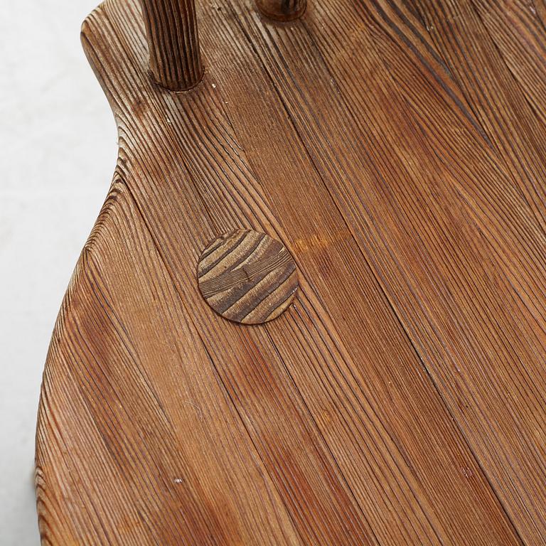 Torsten Claesson, 
3 stolar, Steneby Hemslöjd, 1940-tal.