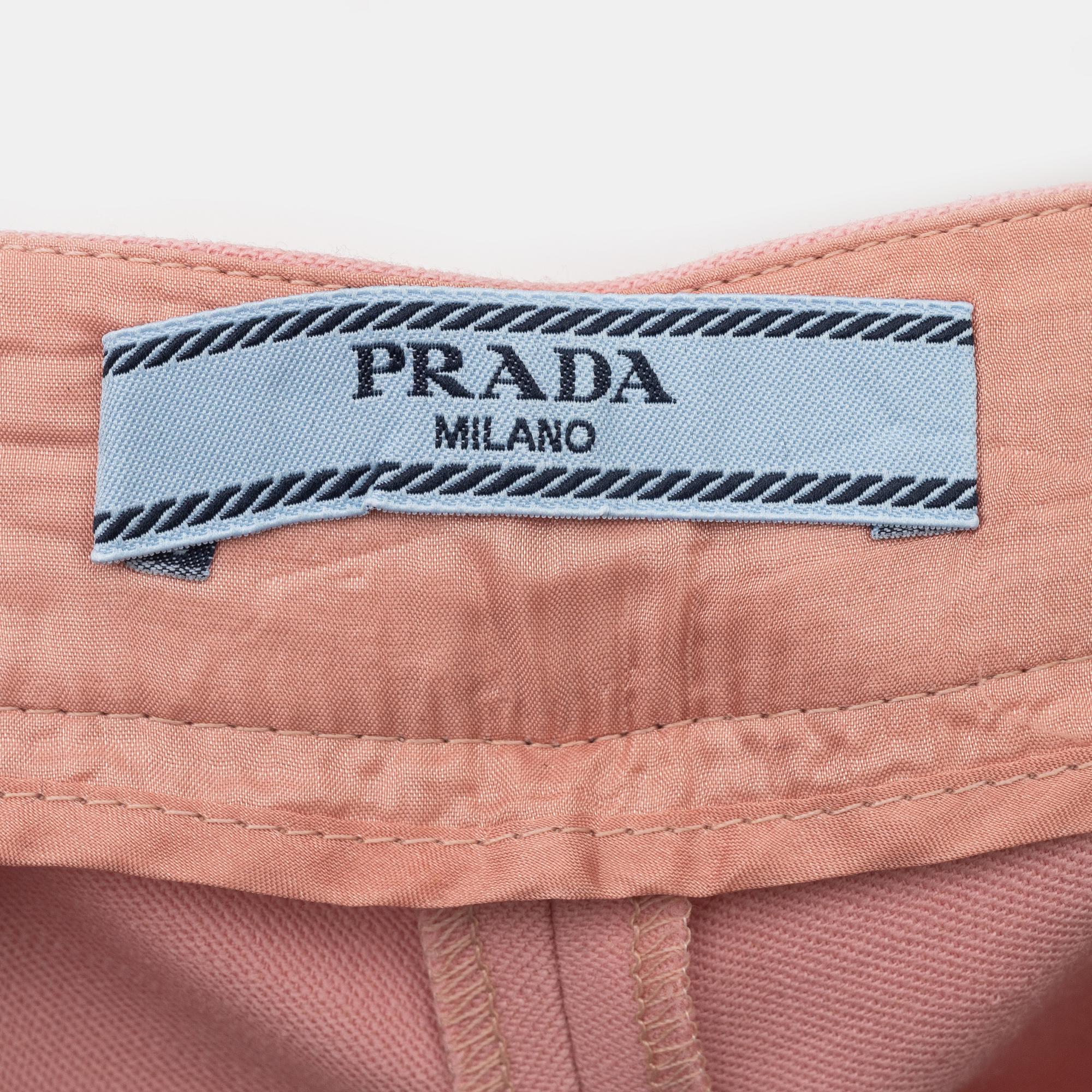 Prada, a jacket and pants in virgin wool, size 36.