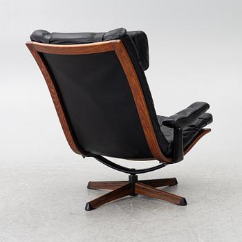 Fåtölj, ”Delfin”, Göte Möbler, Nässjö, 1970-tal.