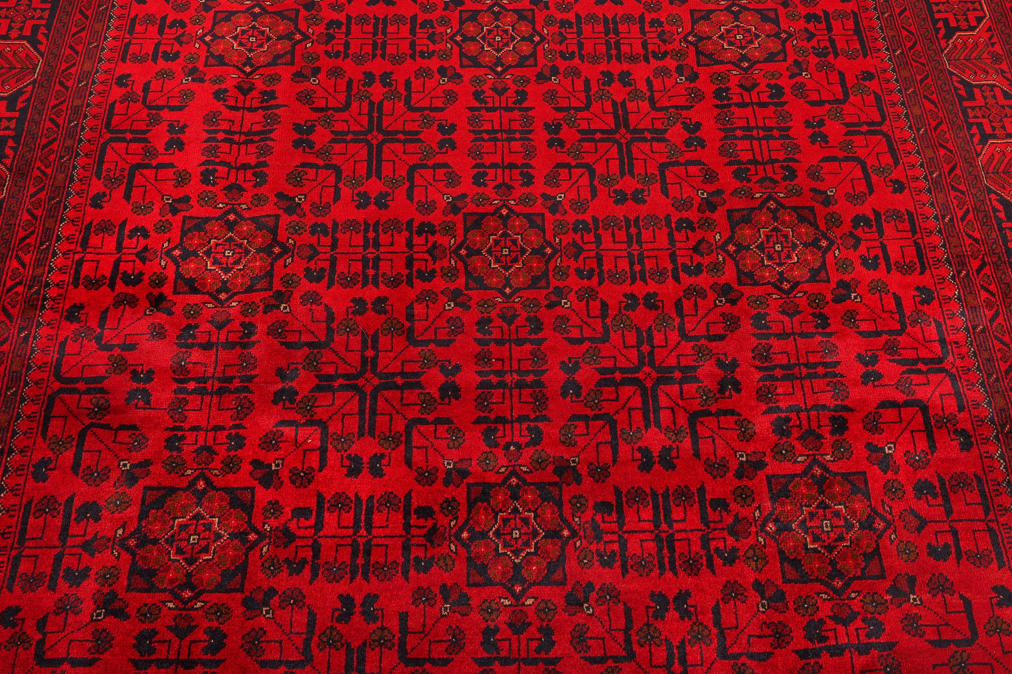 An Afghan Mamluk carpet, c. 292 x 204 cm.