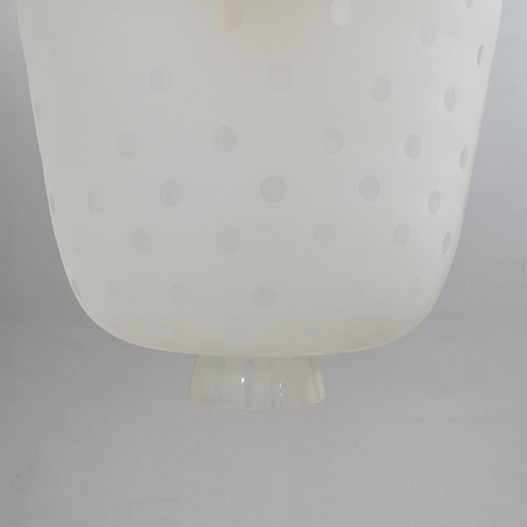 Taklampa, Swedish Modern, Orrefors, 1940-tal.