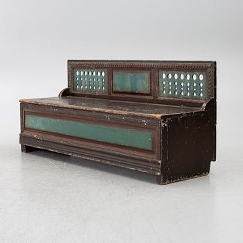 Fållbänk, allmoge, 1800-tal.