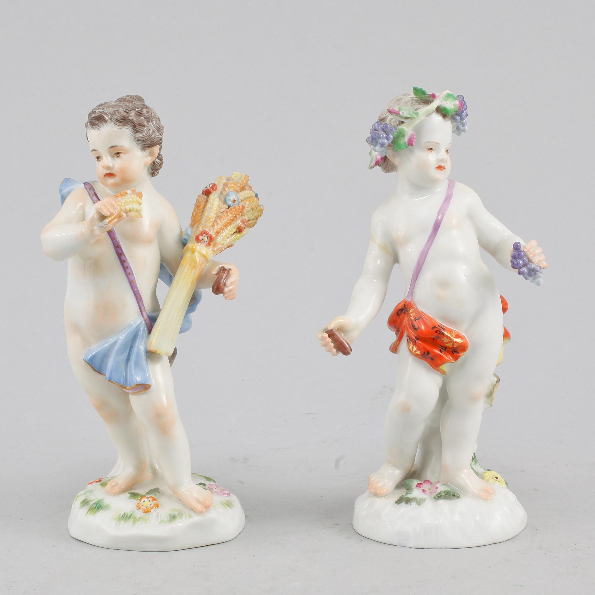 FIGURINER, ett par, 1800-talets andra hälft.