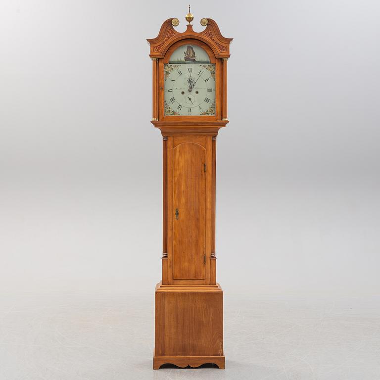 A Scottish mahogany long-case clock by John Smith, Pittenweem, 19th Century.