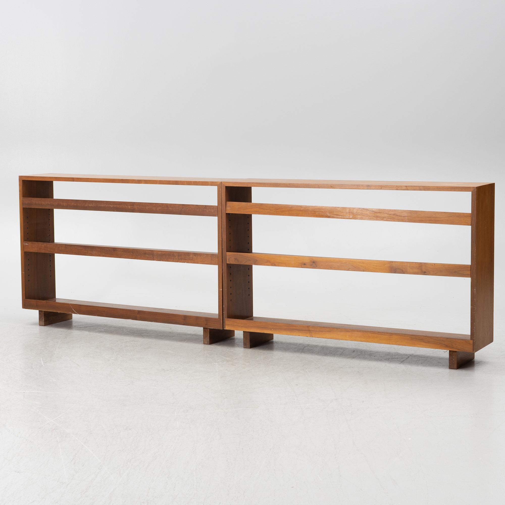 Josef Frank, a pair of model B 1142 bookcases, Firma Svenskt Tenn, before 1985.