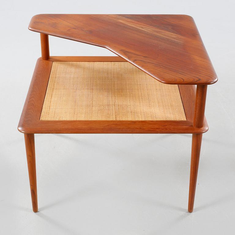 A sofa 417 and a table 519, Peter Hvidt & Orla Mörgaard Nielsen, Minerva series, France & Daverkosen, Denmark, 1950s.