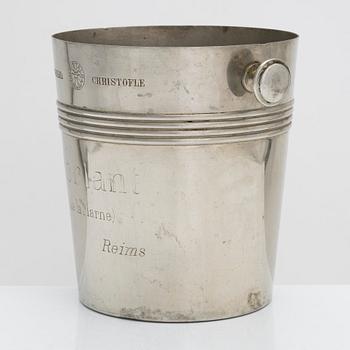 A Champagne cooler bucket Morlant. Manufactured by Christofle, France.